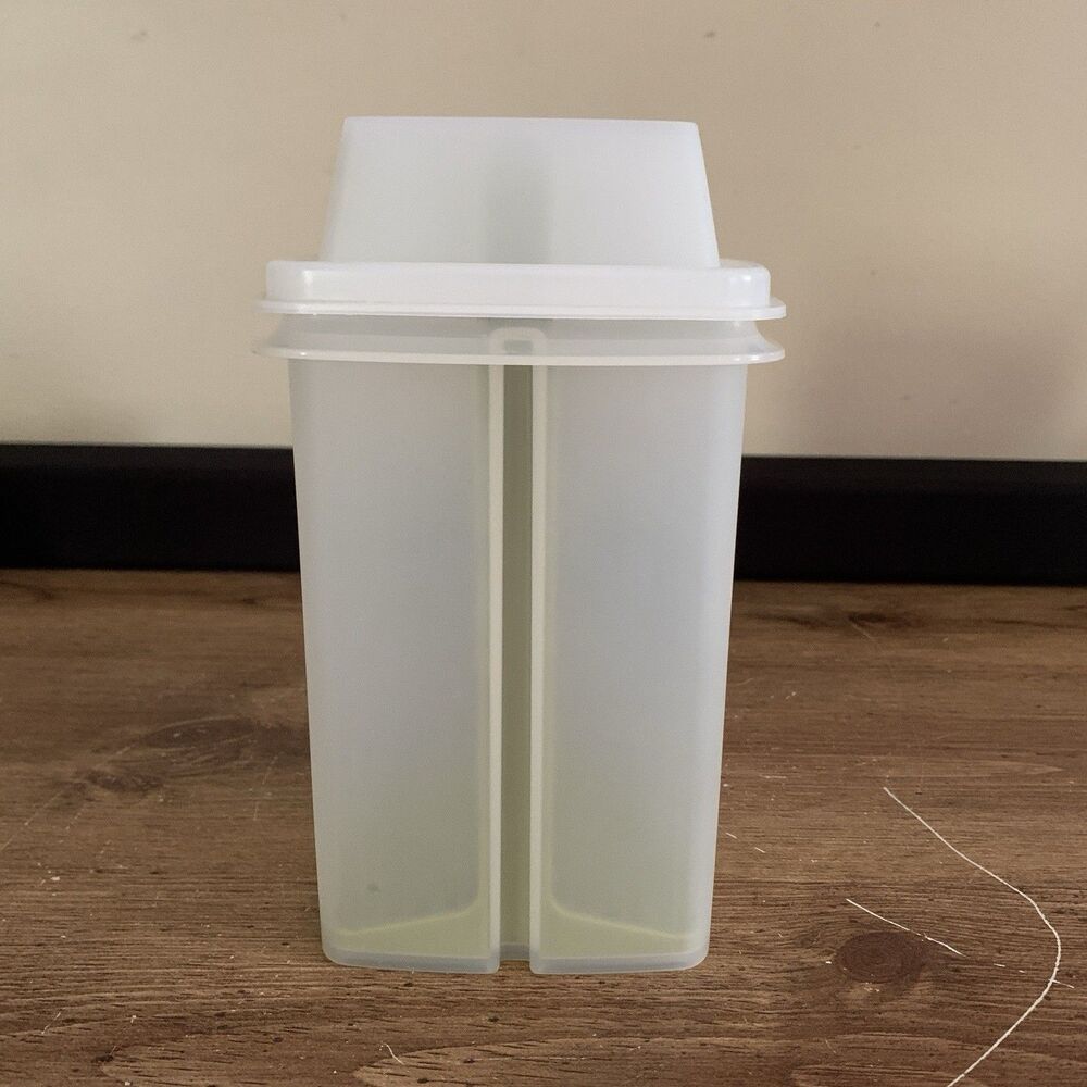 Vintage Tupperware 3 Piece Pickle Keeper w/ Strainer & Lid 1330-12 Clear - Picture 2 of 11